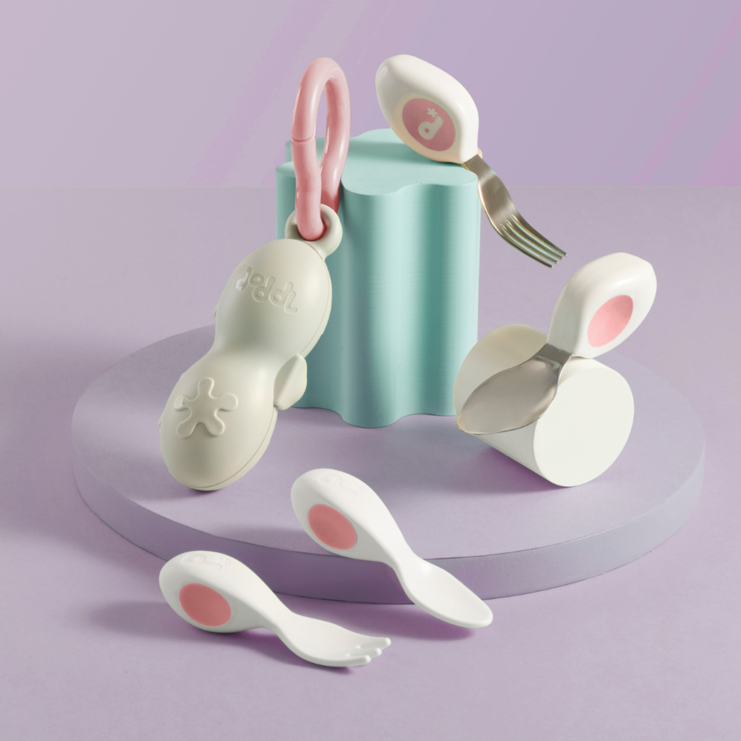 doddl baby & toddler cutlery + travel case