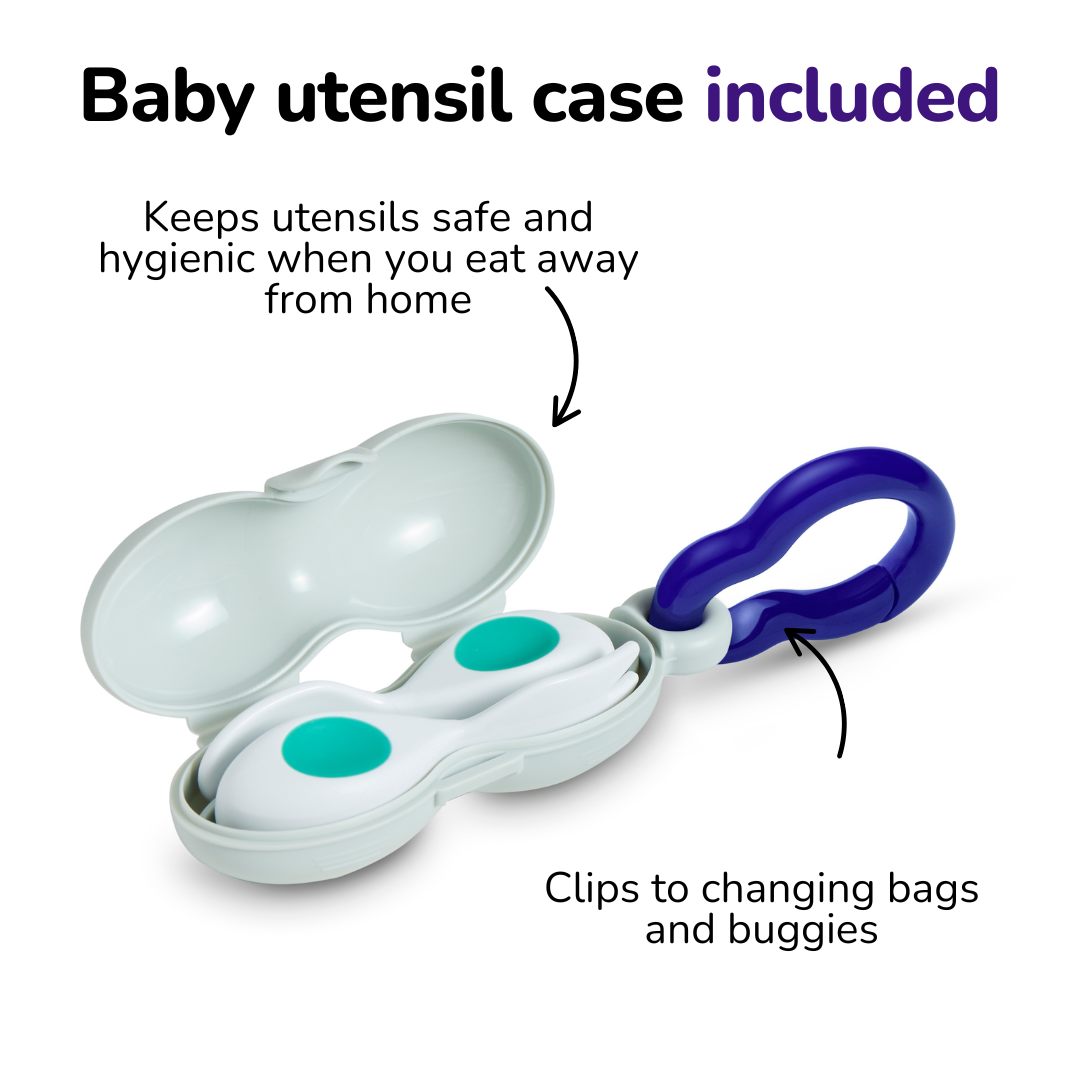 doddl baby & toddler cutlery + travel case