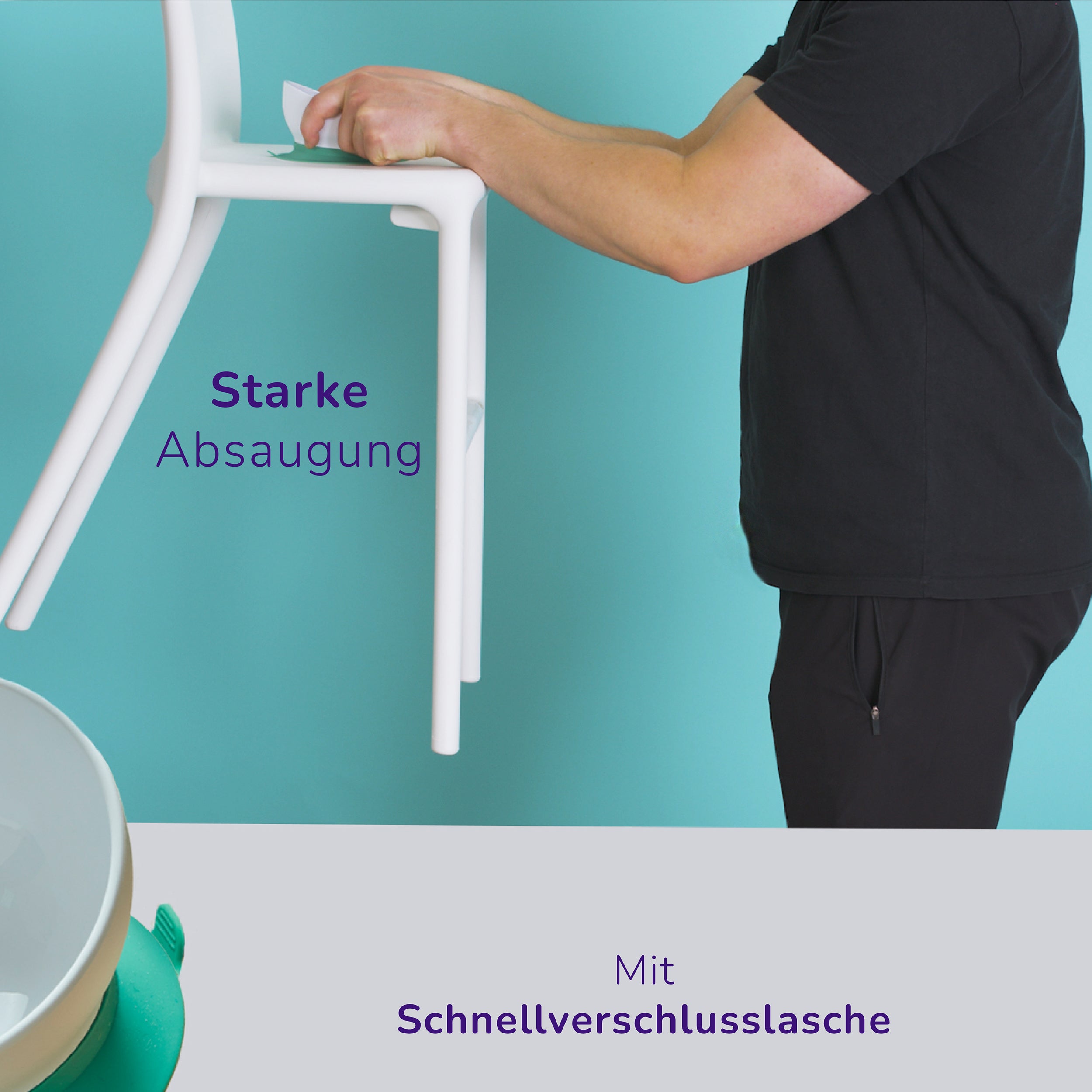 doddl 2-in-1 Kleinkind- und Baby-Saugnapf