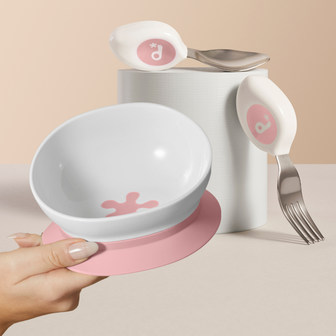 doddl toddler cutlery & 2-in-1 suction bowl