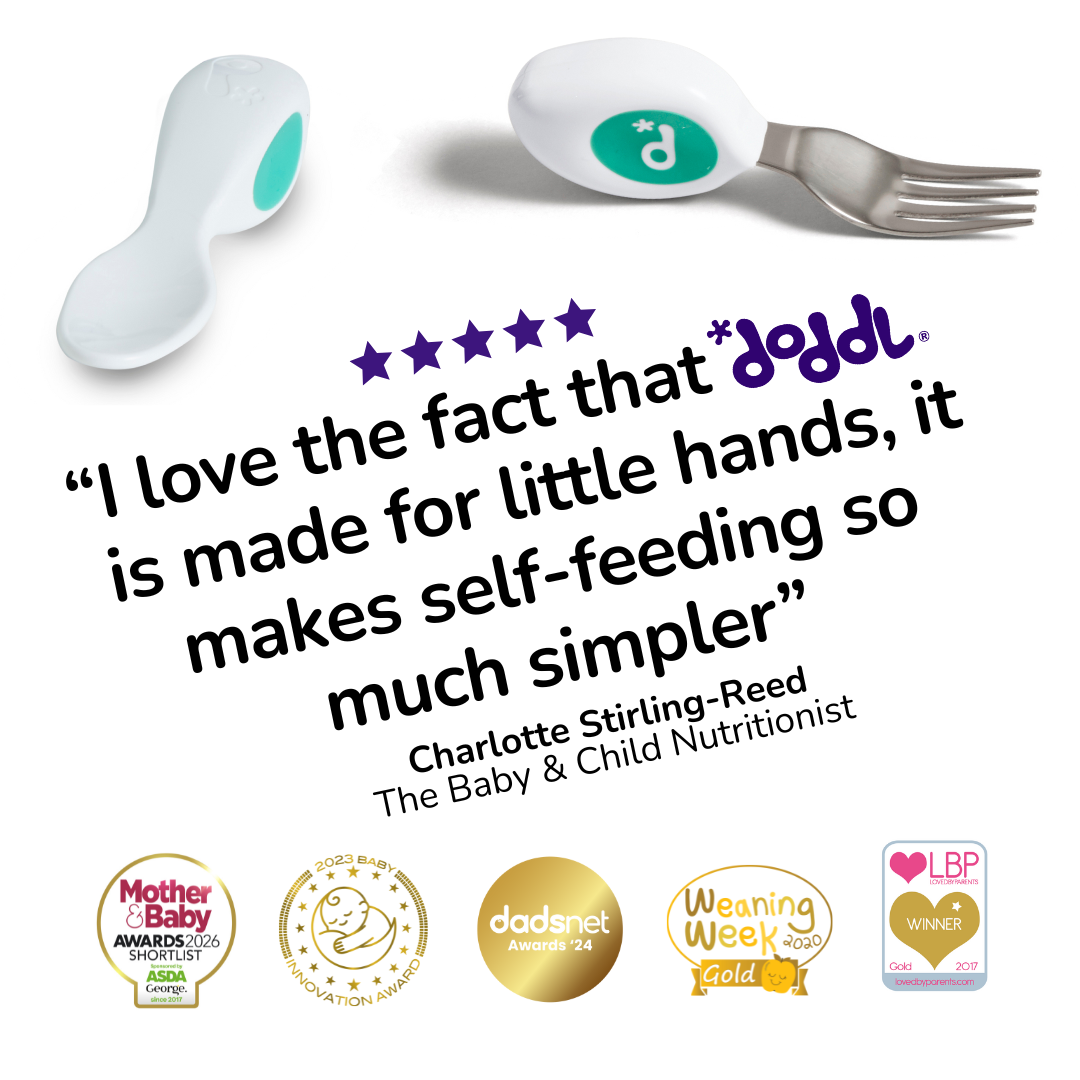 doddl baby & toddler cutlery + travel case