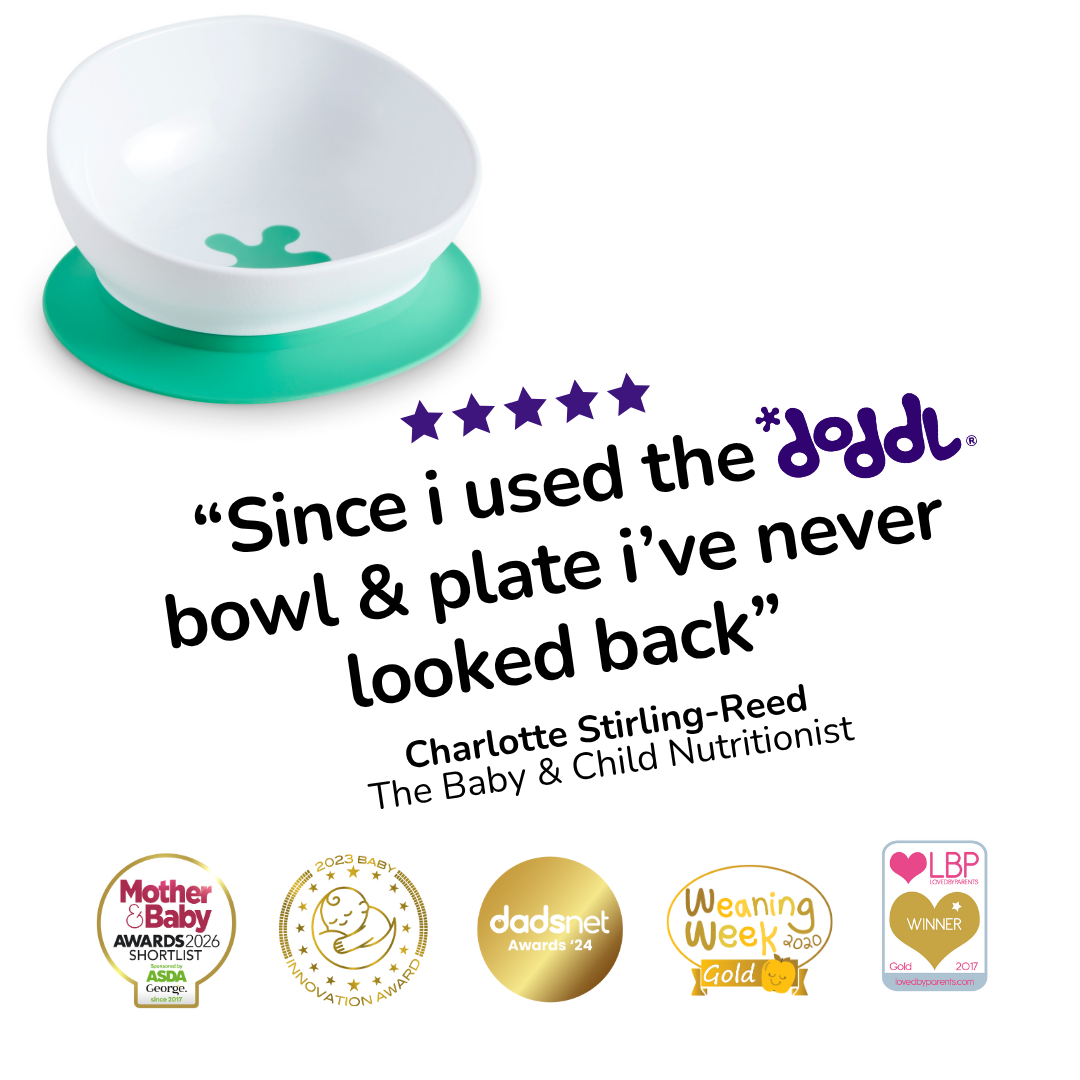 doddl 2-in-1 suction bowl 2-pack