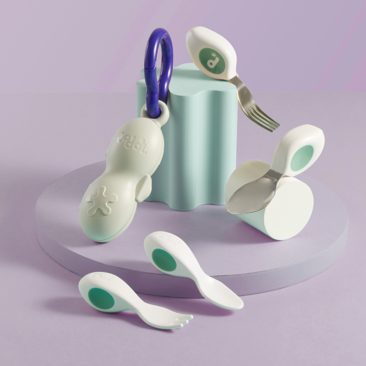 doddl baby & toddler cutlery + travel case