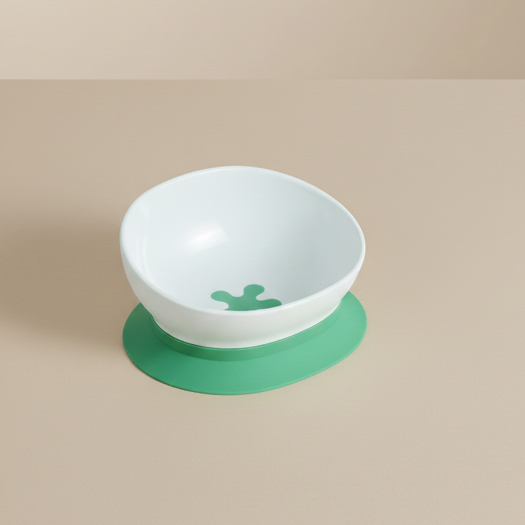 doddl baby suction bowl in aqua