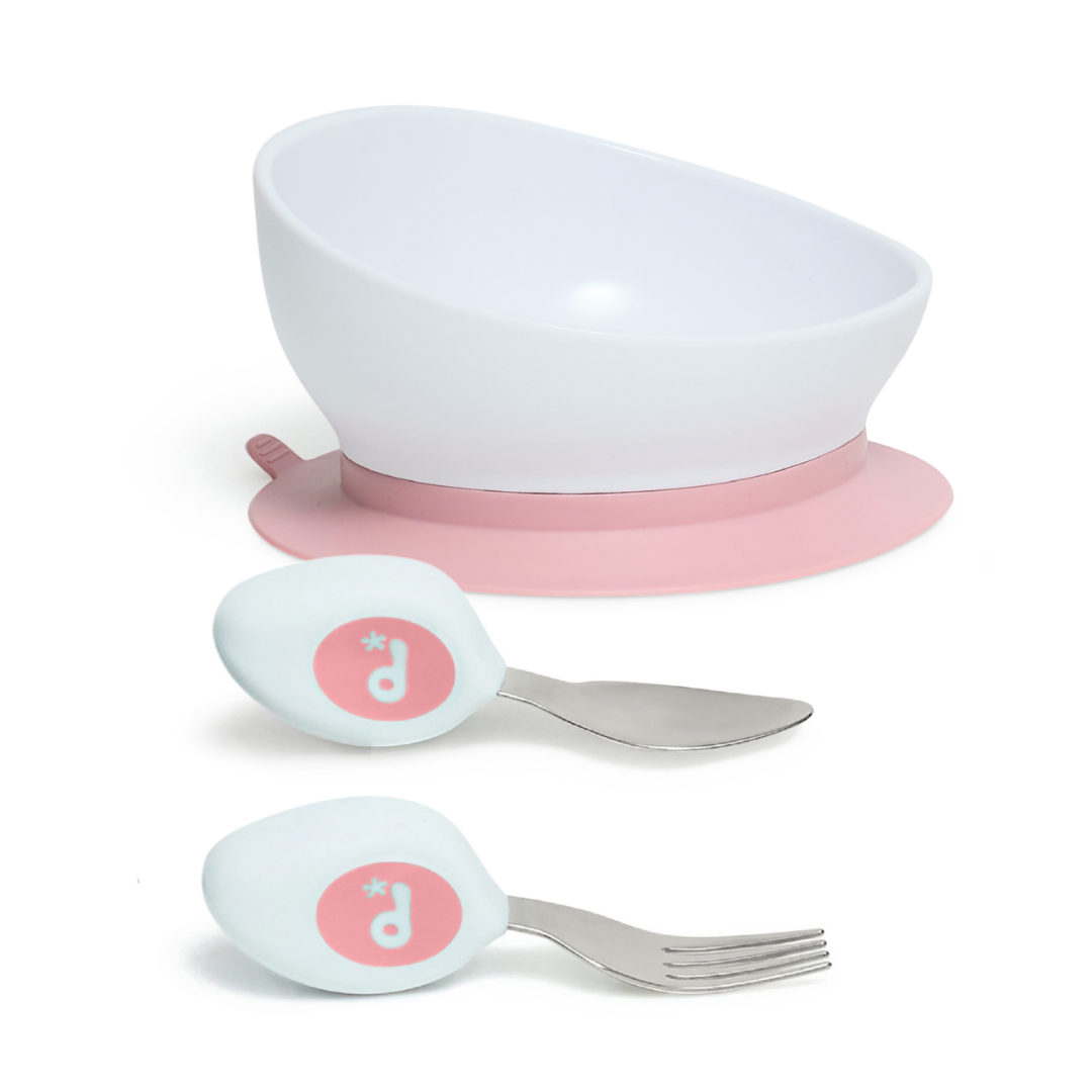 doddl toddler cutlery & 2-in-1 suction bowl